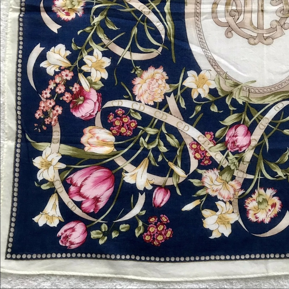 Dior scarves handkerchief vintage bag wrap - Picture 4 of 6